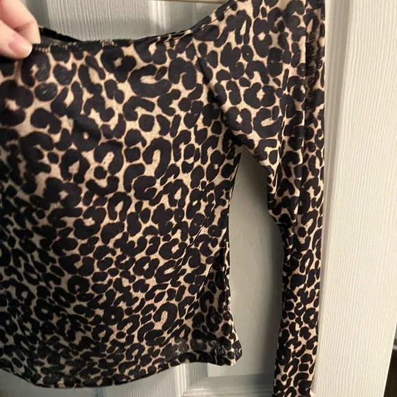 Wild Fable Animal Print Long Sleeve Top - Picture 5 of 7